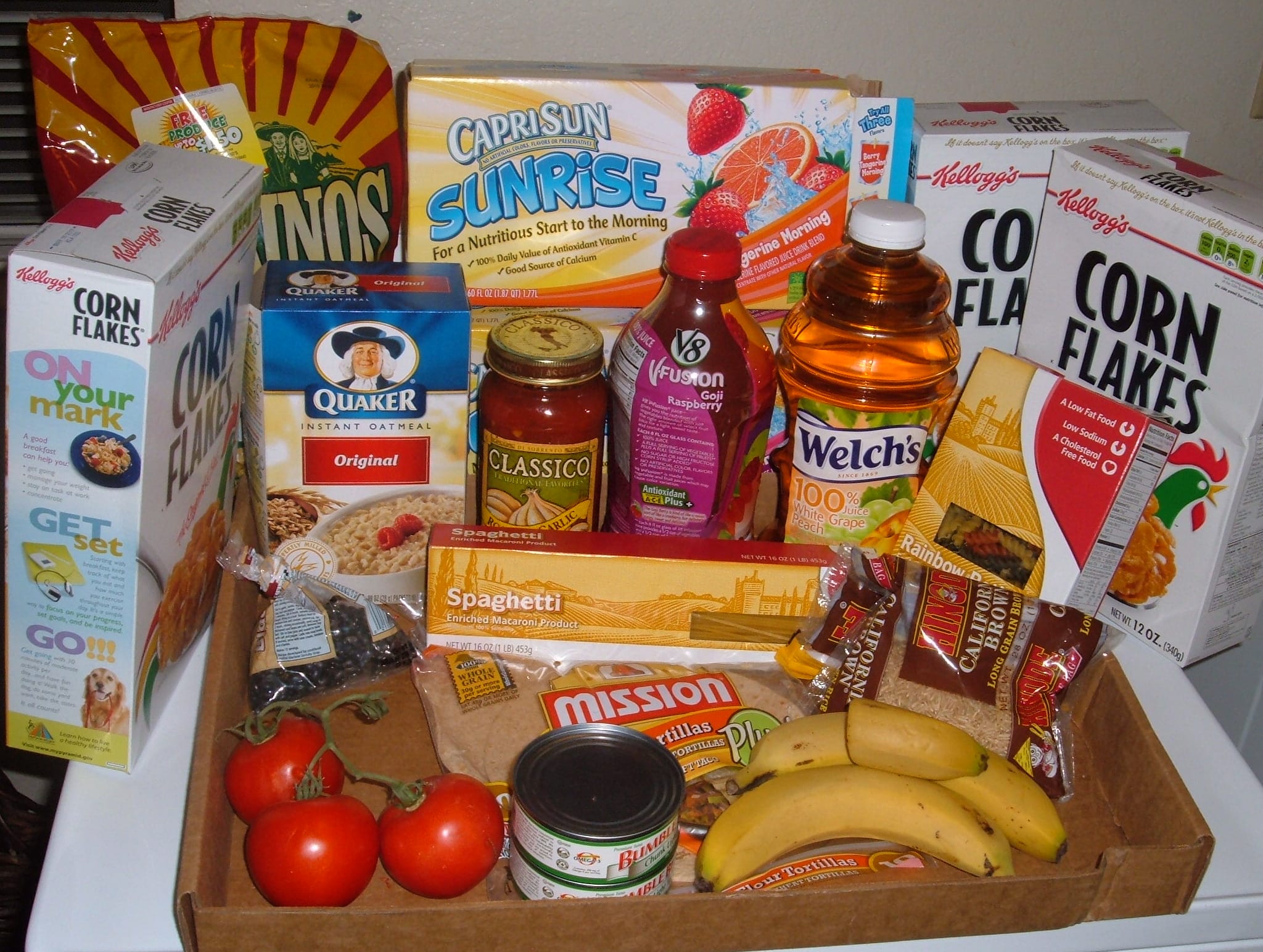 second week food supply