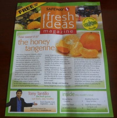 Safeway Fresh Ideas magazine