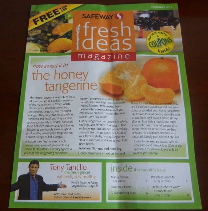 Safeway Fresh Ideas magazine
