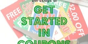 couponing tips, couponing advice, getting started with coupons