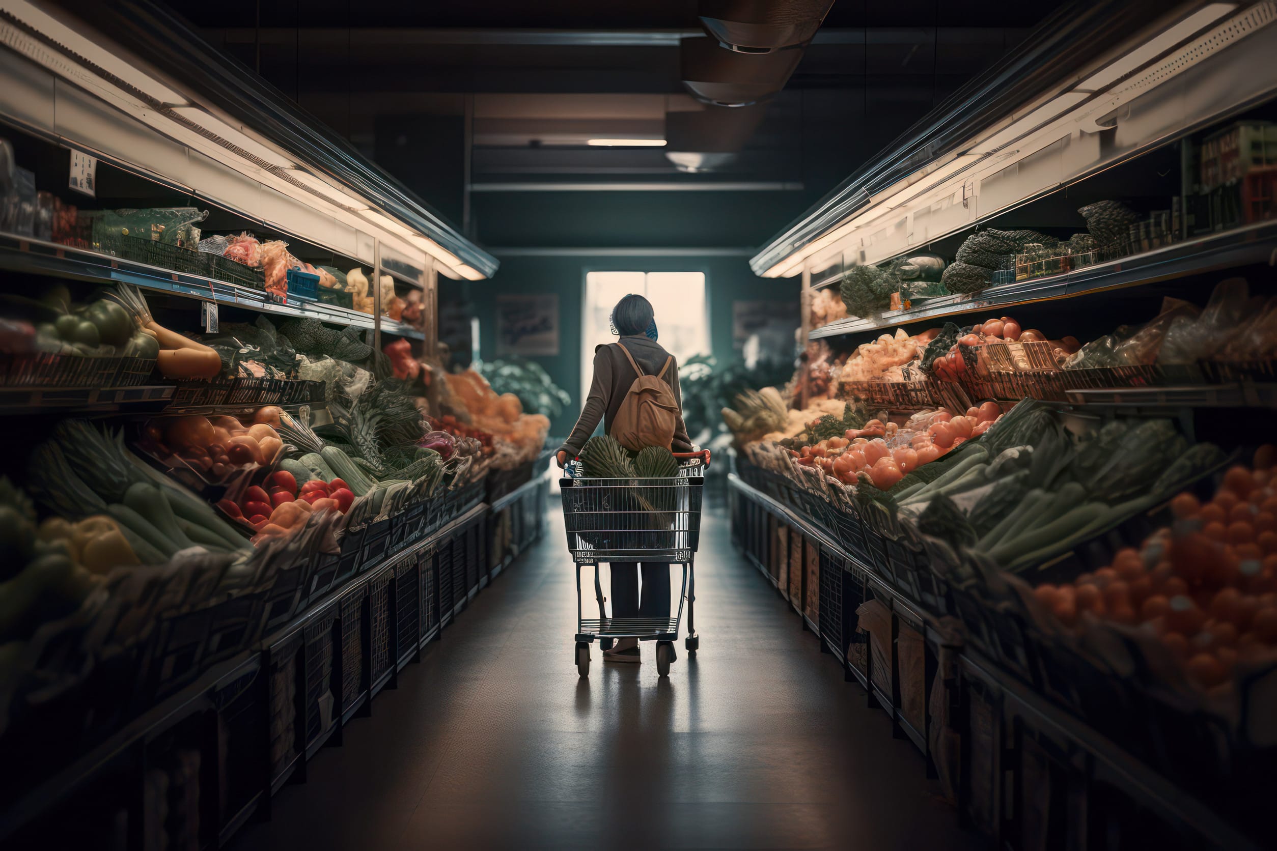 quietest times to grocery shop