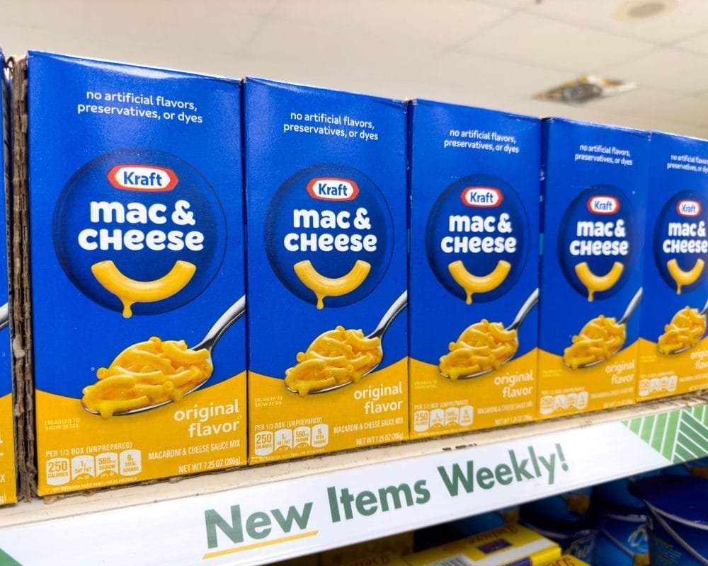 Los,Angeles,,Ca,-,July,8,,2023:,Boxes,Of,Kraft 8 Foods That Changed Formulas Without Telling Shoppers