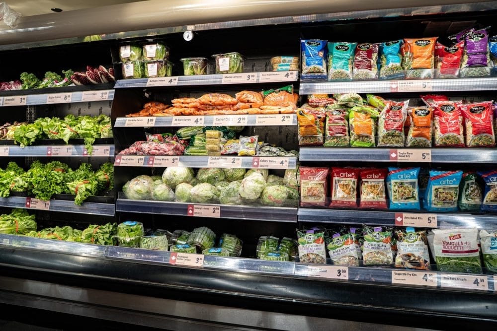 7. Various Bagged Salad Kits