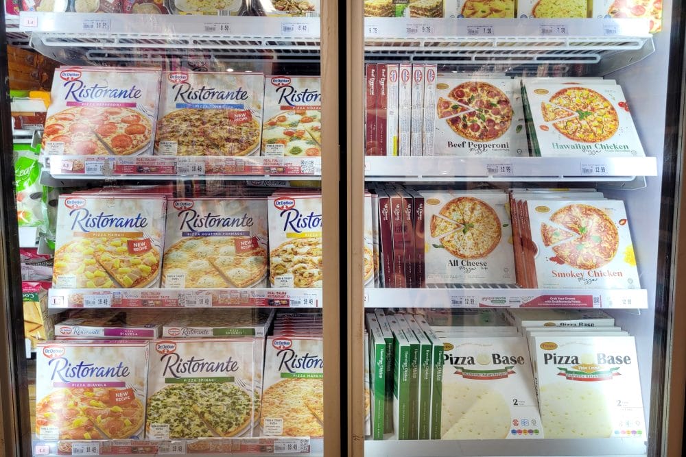 6. Frozen Pizza