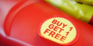 Shoppers Are Seeing Fewer “Buy One Get One” Offers